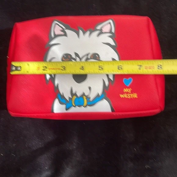 Westie Pouch/Cosmetic Bag. - Picture 4 of 7